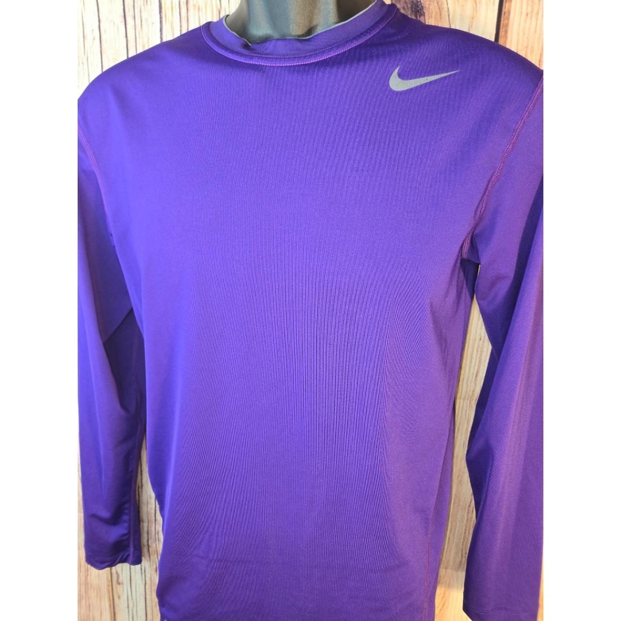 Purple spaniard nike compression shirt