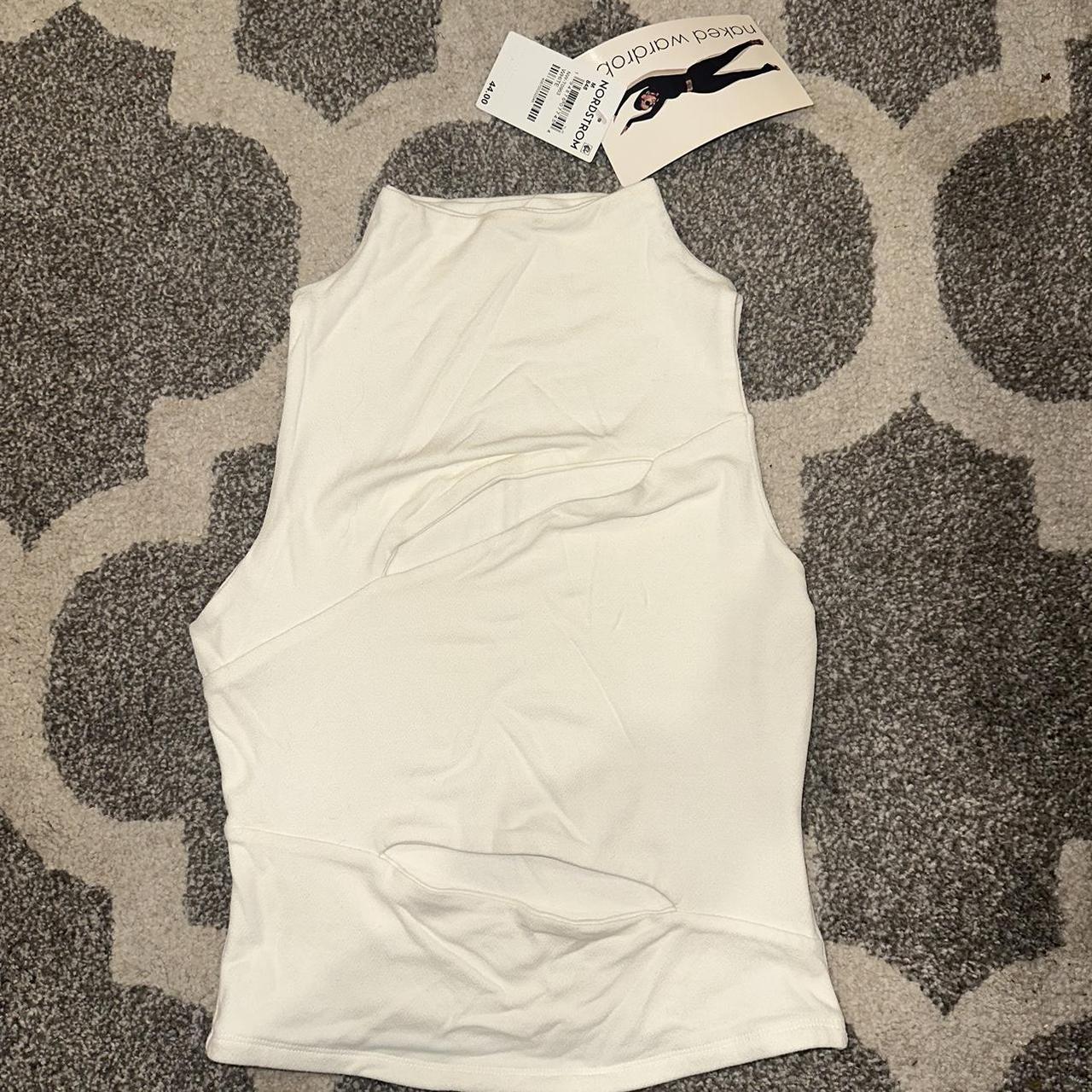 Naked Wardrobe White Tank Tops for Women