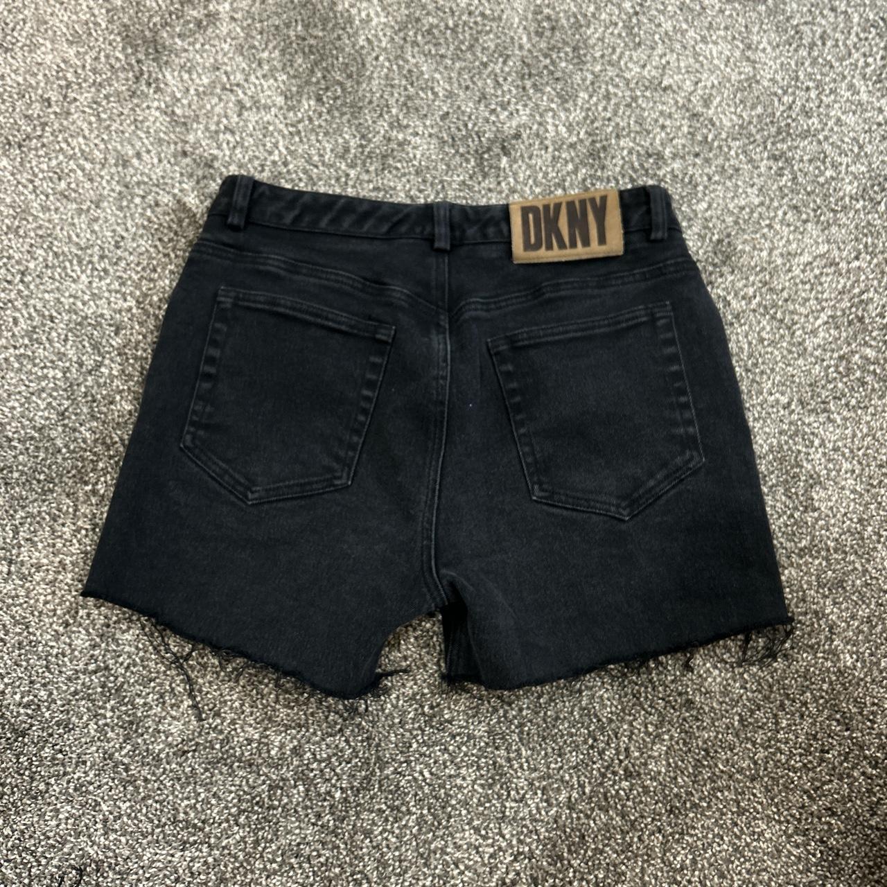 DKNY Women's Black Shorts Depop