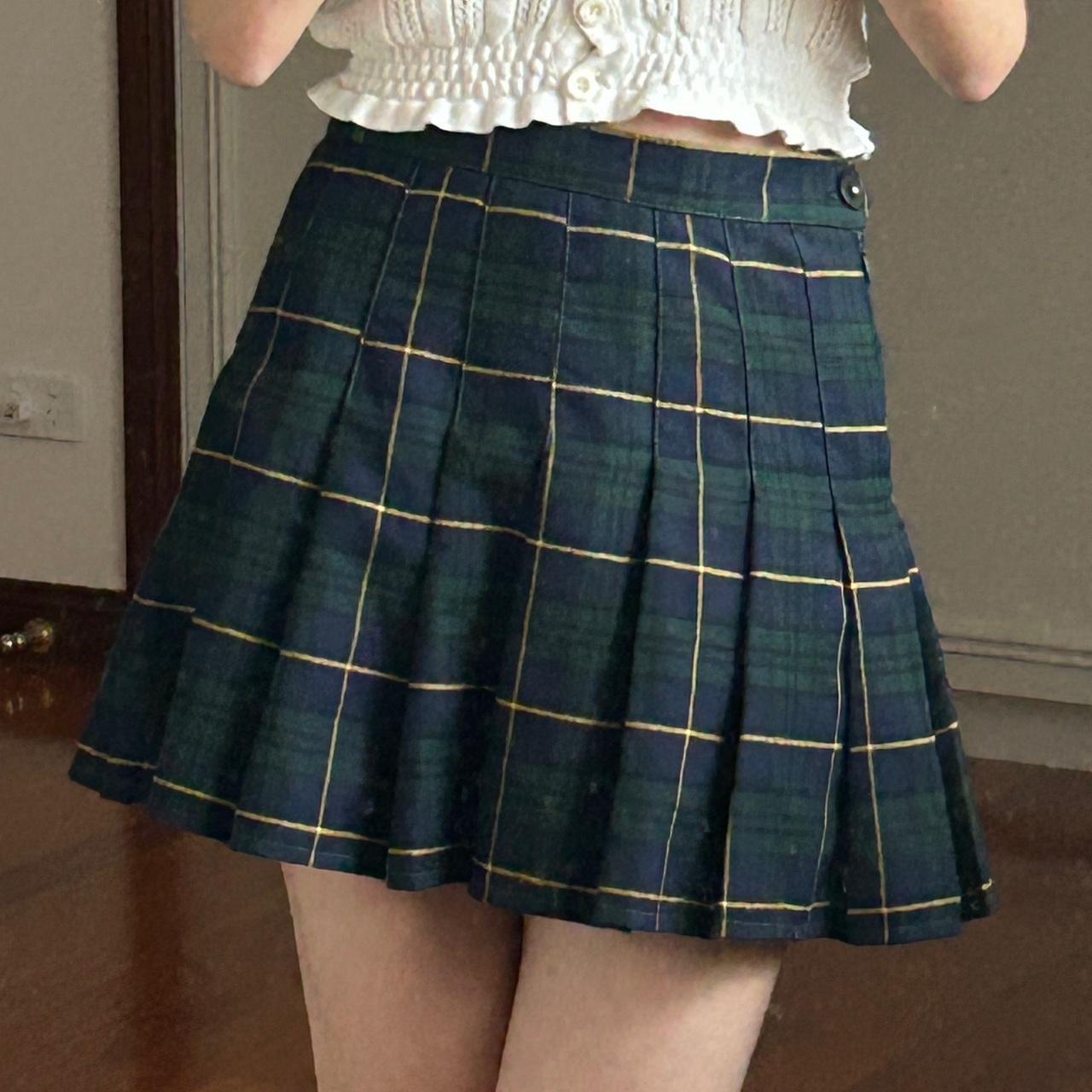 Yesstyle plaid tennis skirt with shorts/skort in... Depop