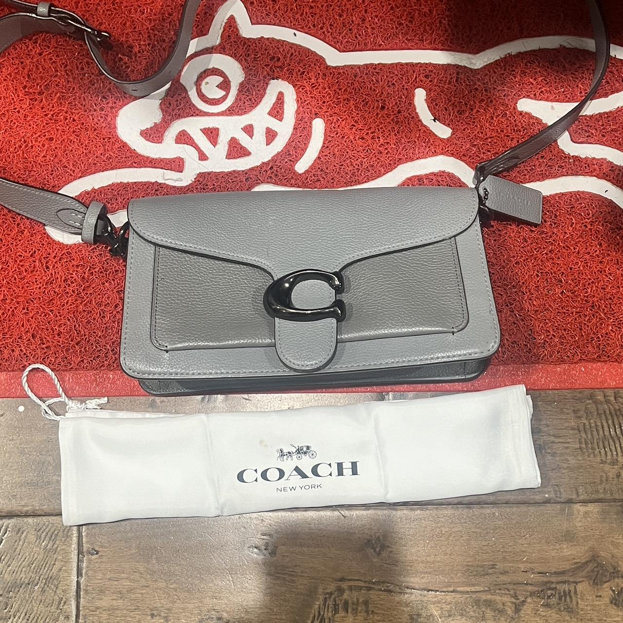 Coach Tabby 26 Leather Shoulder Bag Blue