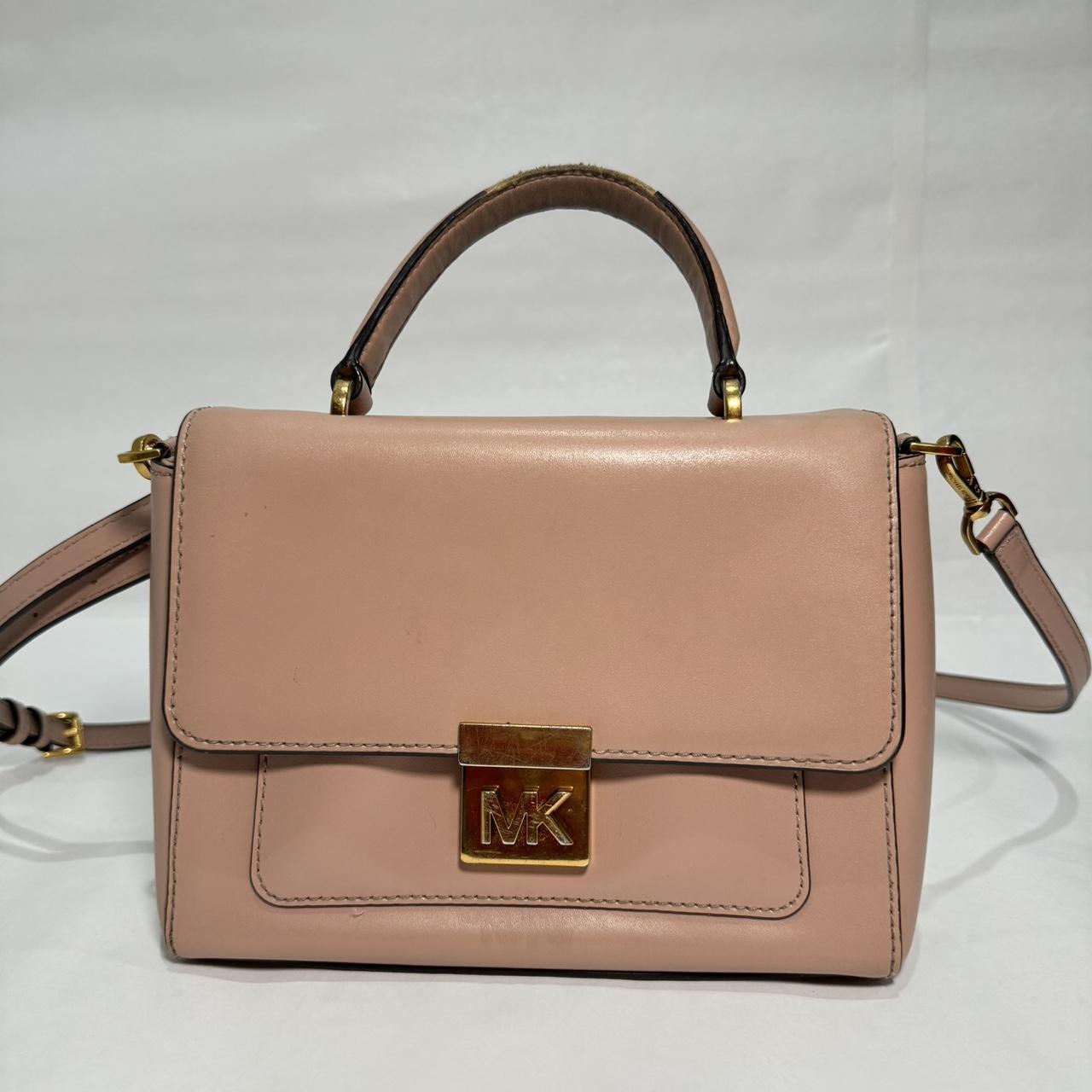 Michael Kors Mindy Medium Top store Handle Leather Satchel bag