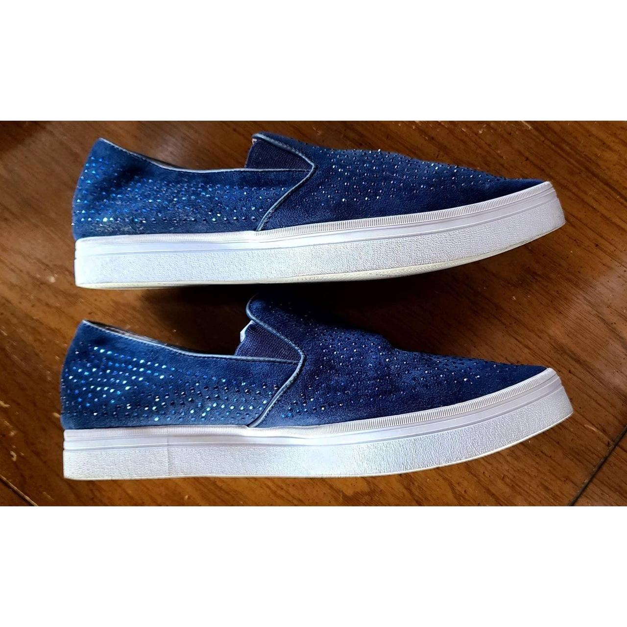 bright blue trainers womens