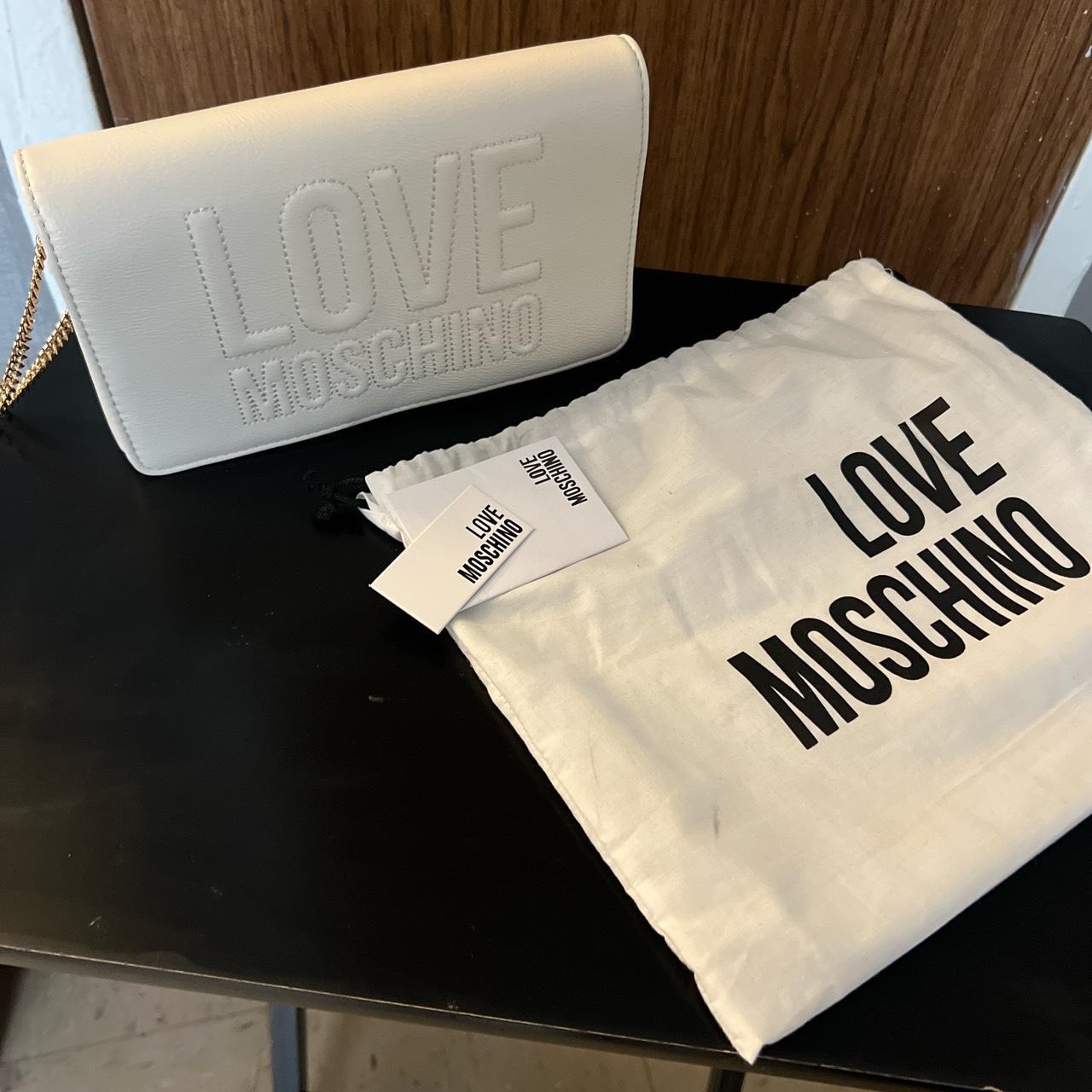 love moschino bag white