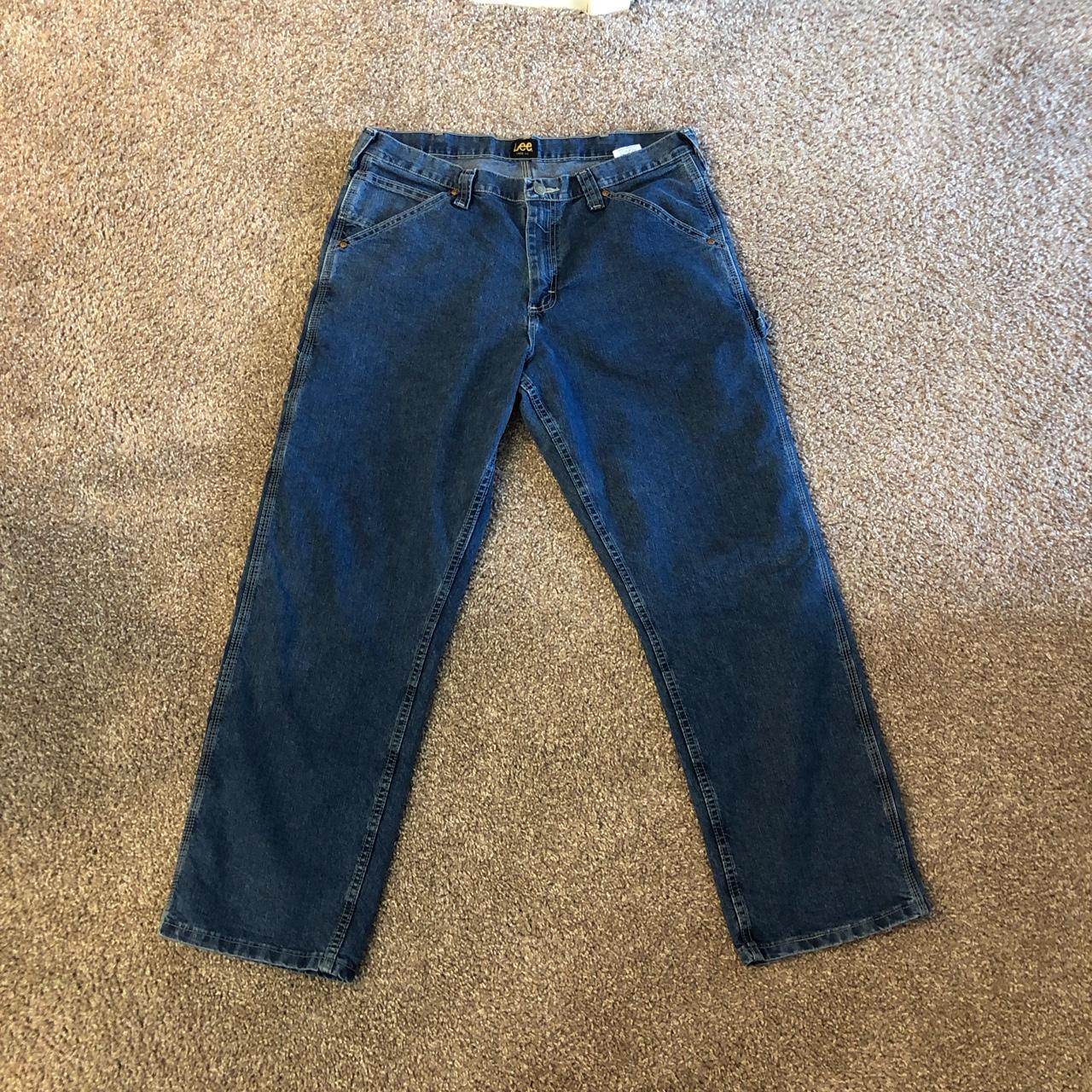 Lee Loose fit 34 by 30 carpenter pants very new... - Depop