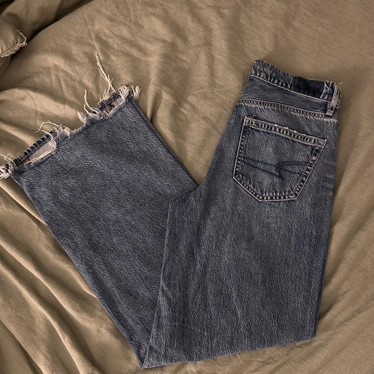super high rise baggy wide leg jeans from american... - Depop