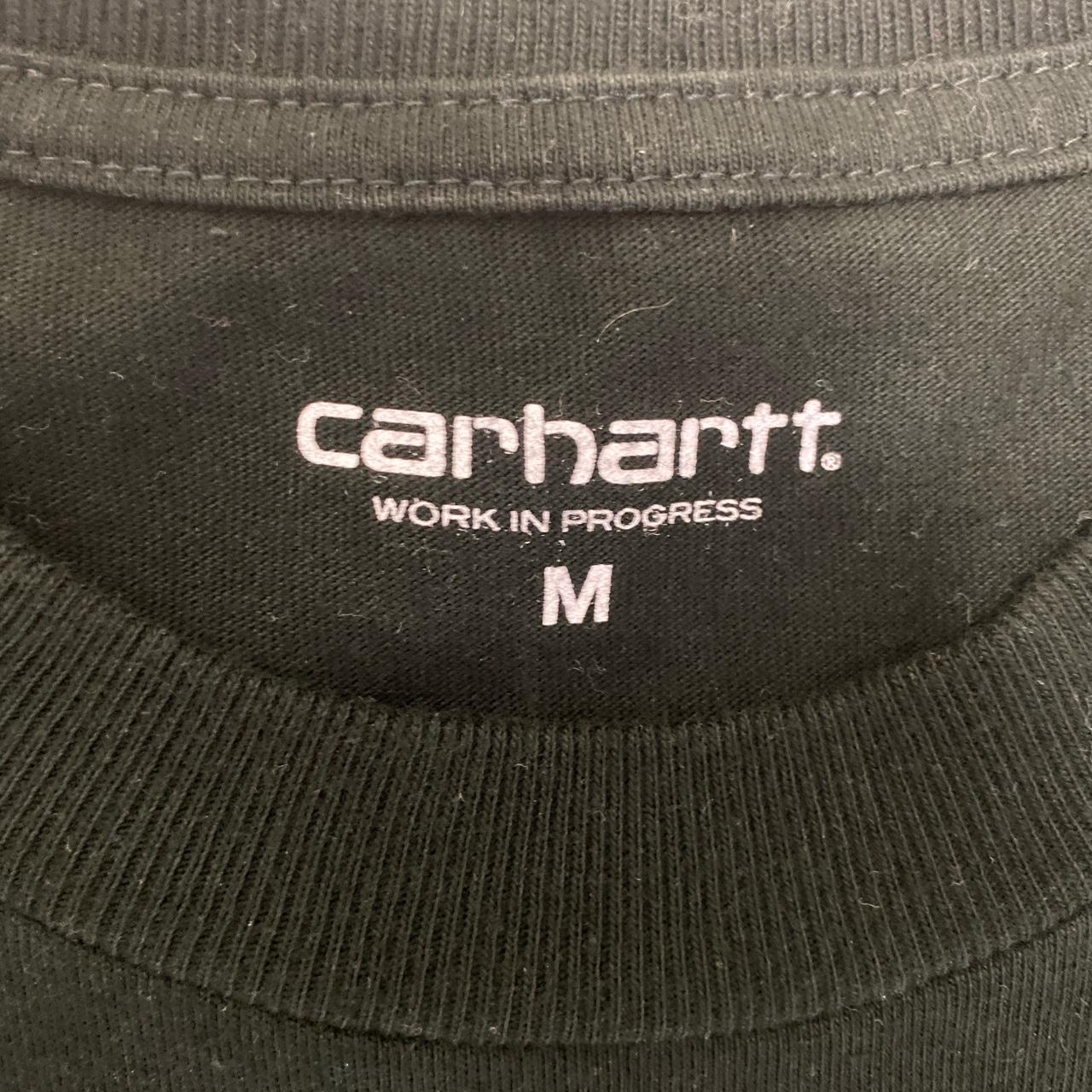 VERY DARK GREEN Carhartt WIP T-Shirt with awesome... - Depop