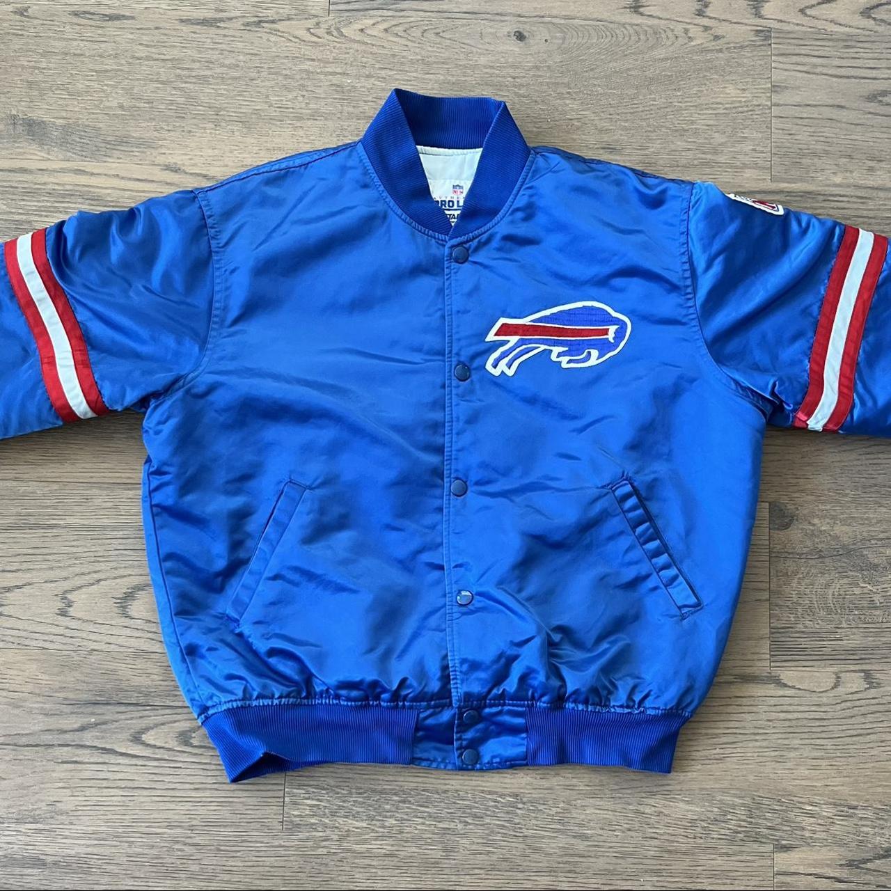 Buffalo Bills Starter Throwback Warm Up Pitch Satin Full-Snap