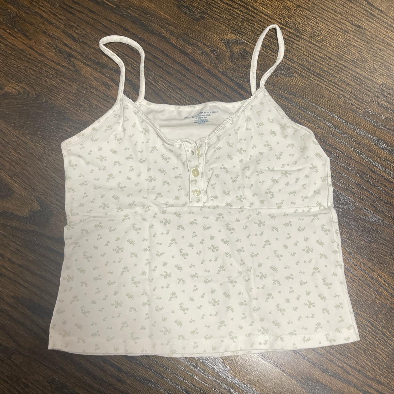 brandy melville tiffany floral tanks 🌹 no... - Depop