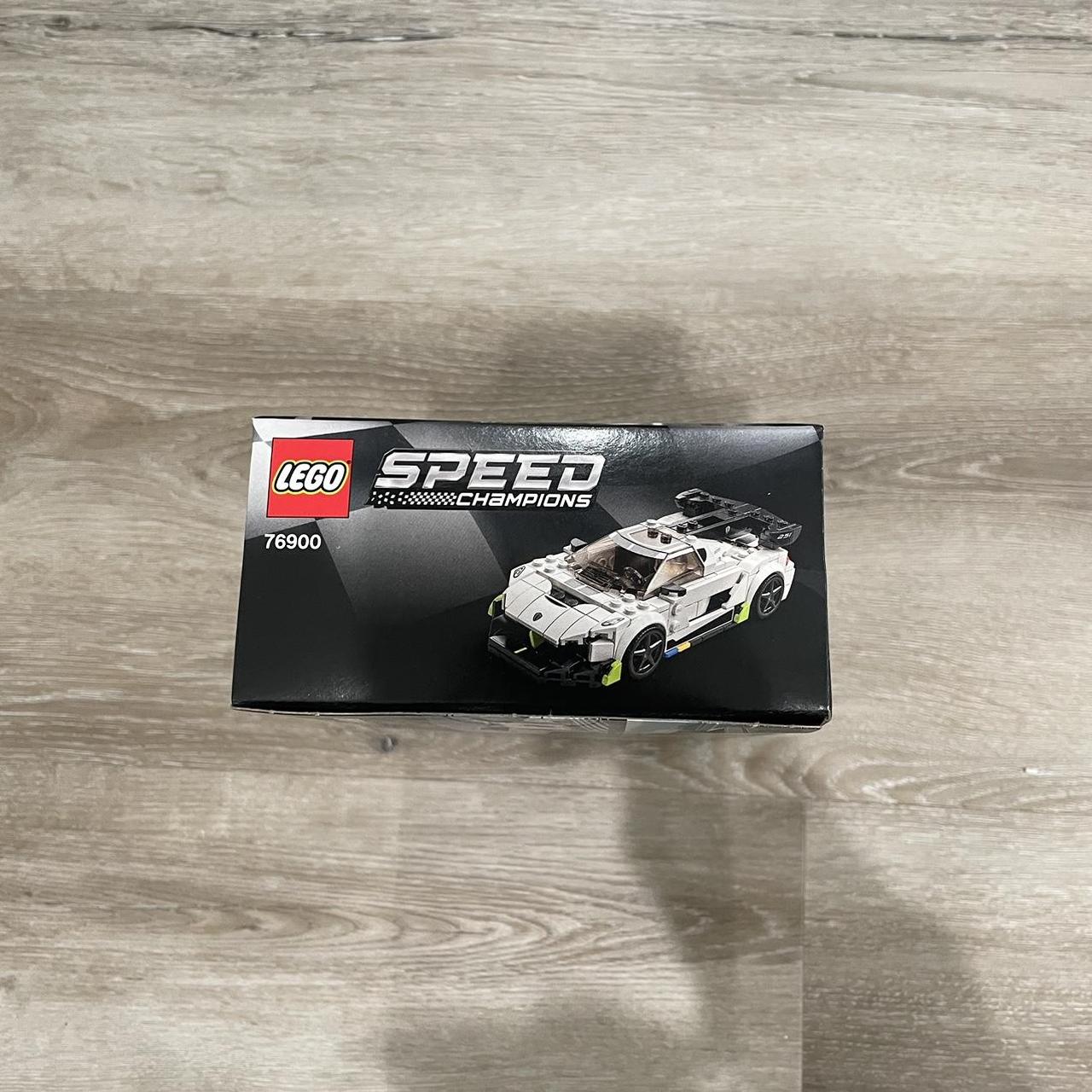 LEGO Speed Champions Koenigsegg Jesko 76900 White Racing Car Building Set 