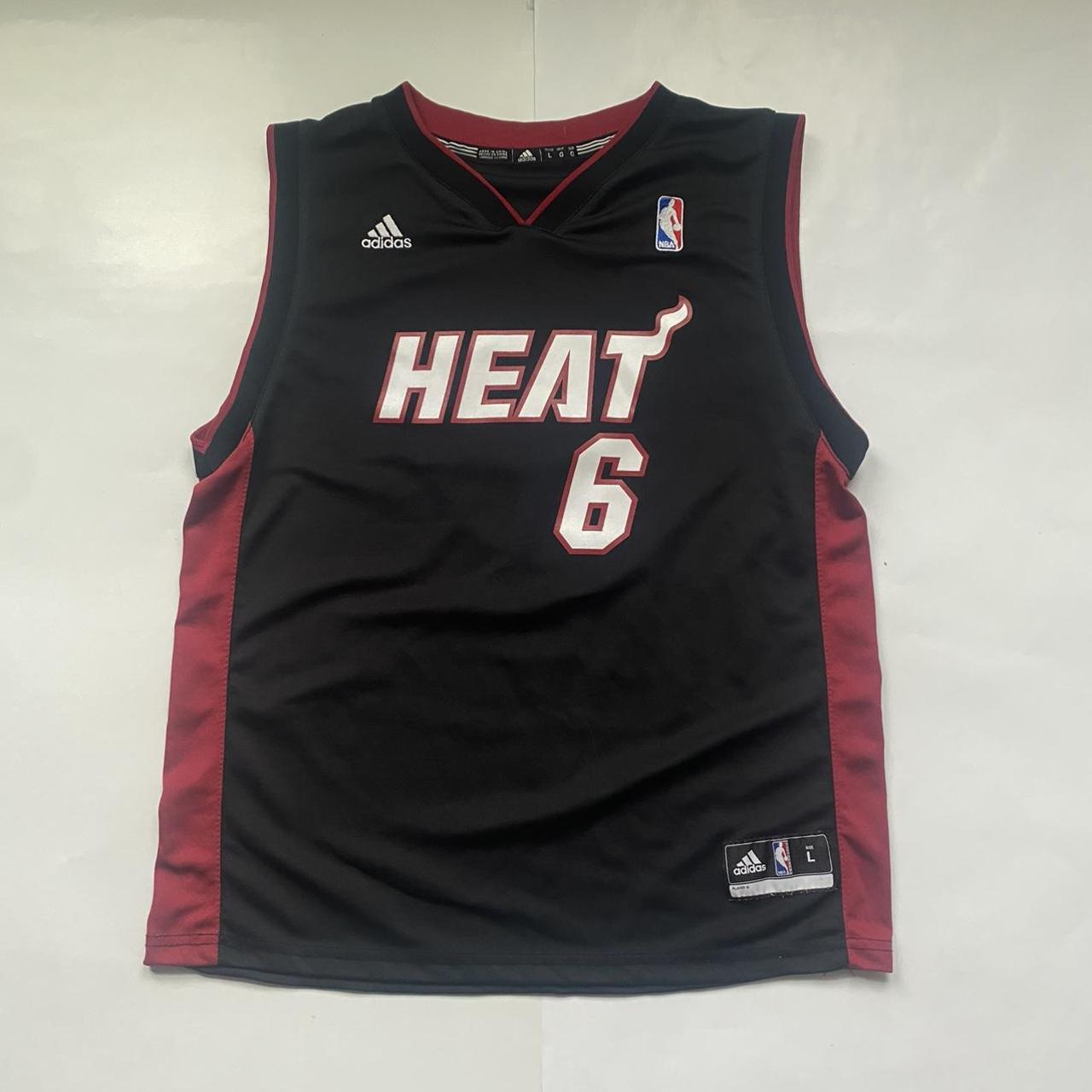 Miami Heat Lebron James jersey. Size Youth Large - Depop