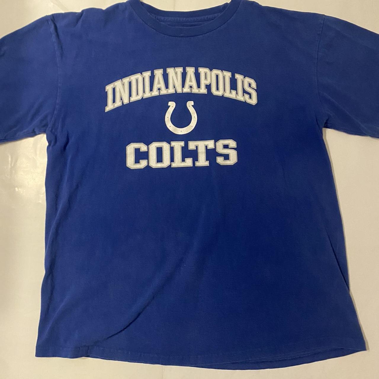 Vintage Indianapolis Colts Team Apparel Blue - Depop