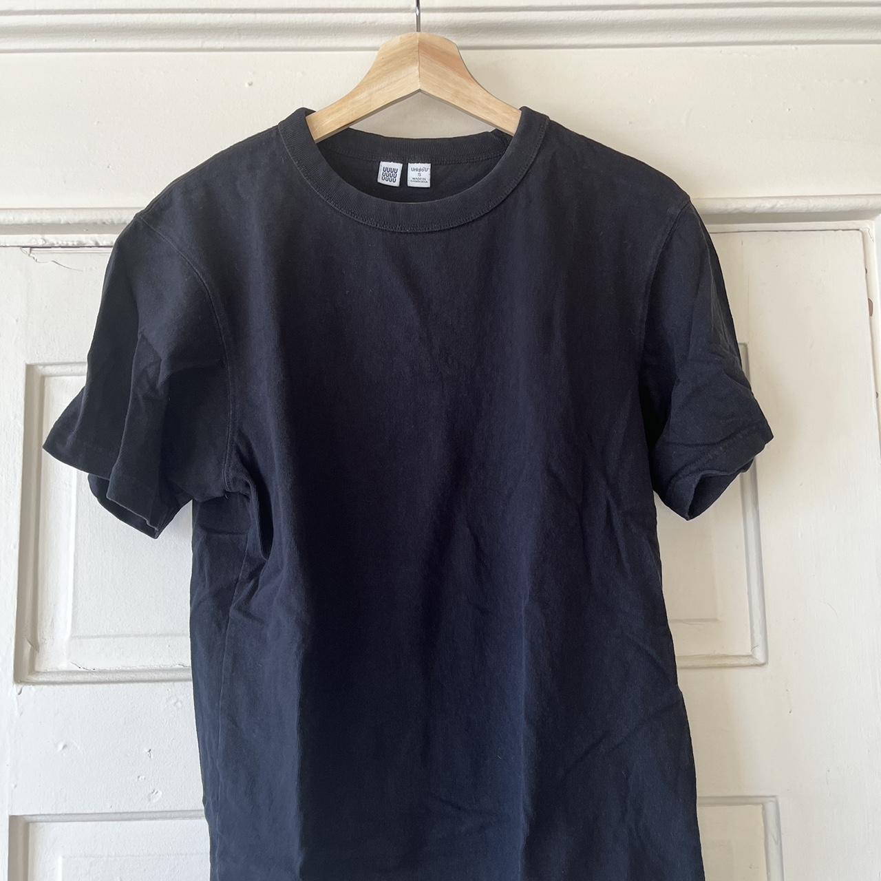 UNIQLO U Crew Black Tee, size S I bought a bunch of... - Depop