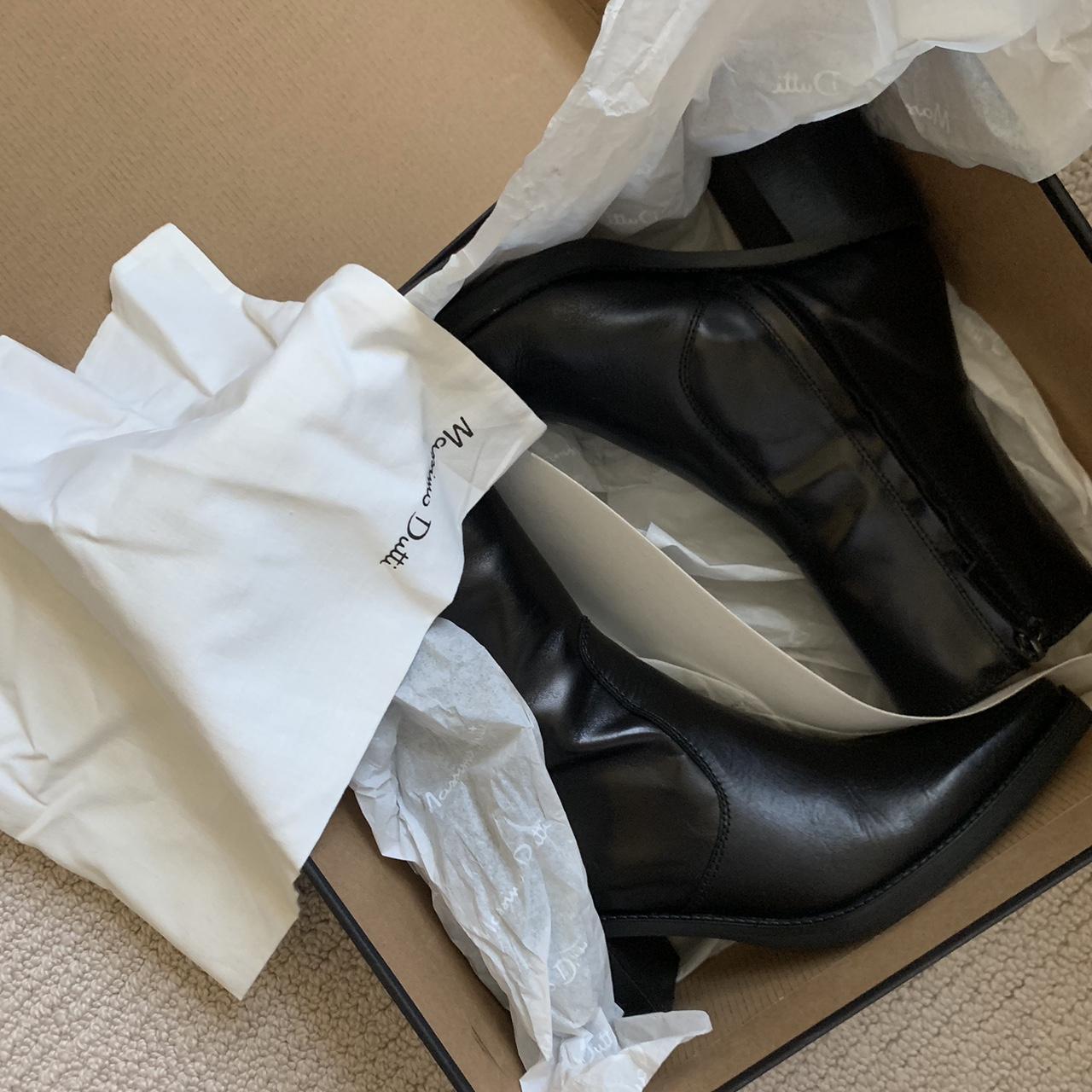 Absolutely new real leather designer boots! Size 8... - Depop