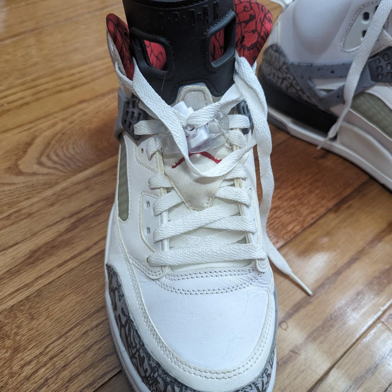 Jordan spizike deals white cement mens