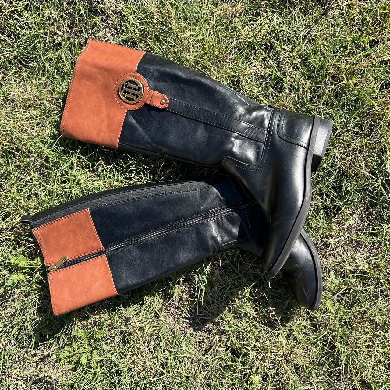 Tommy hilfiger hot sale riding boots