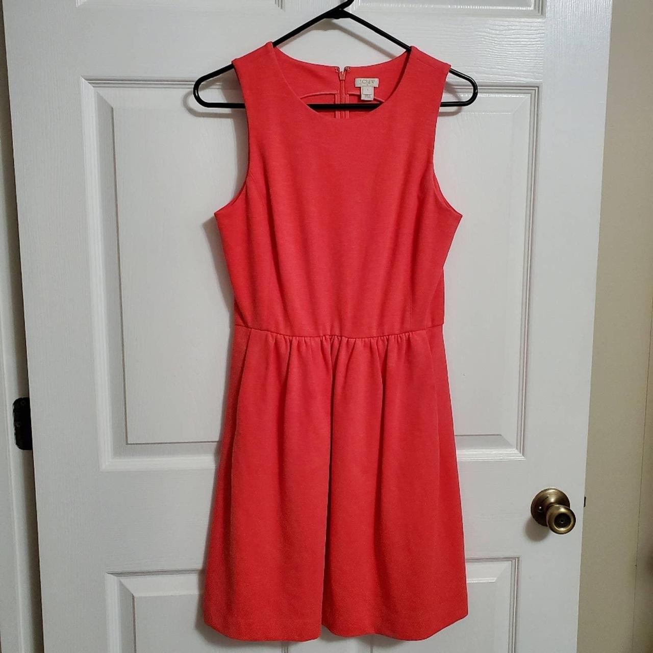 J crew coral top dress