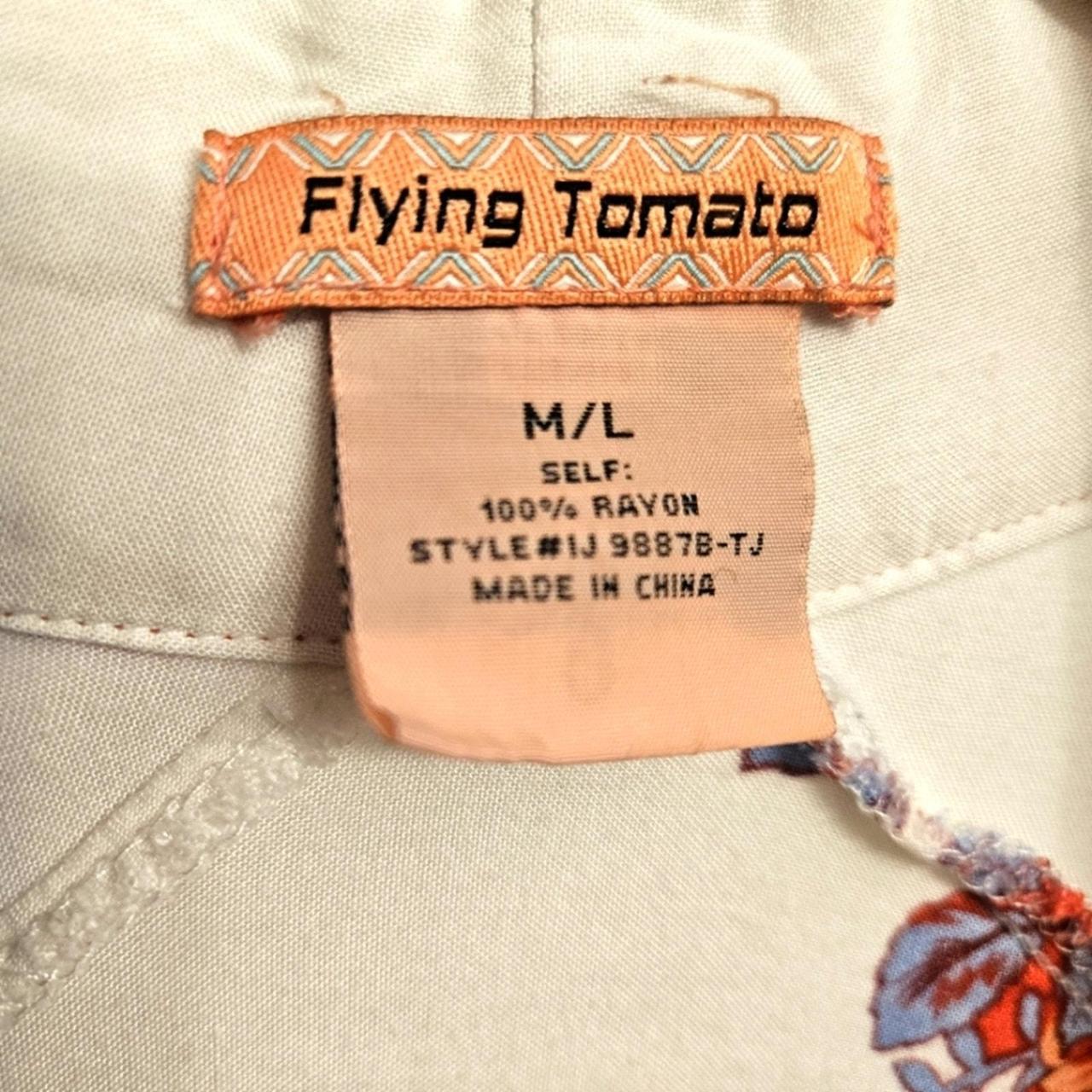 Source Unknown Women's Blouse - Red/White - M – C… - image 5