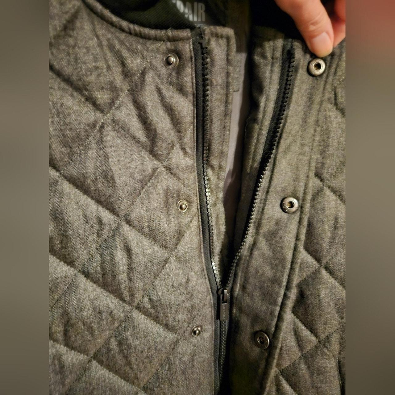 Source Unknown Men's Polyester Jacket - Grey/Blac… - image 2