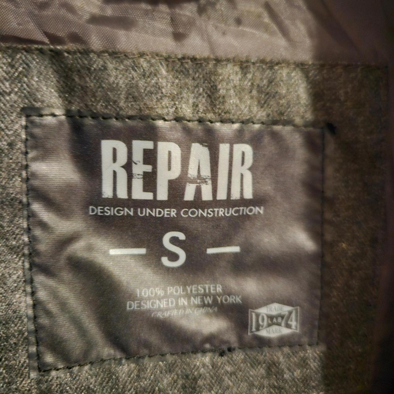 Source Unknown Men's Polyester Jacket - Grey/Blac… - image 5