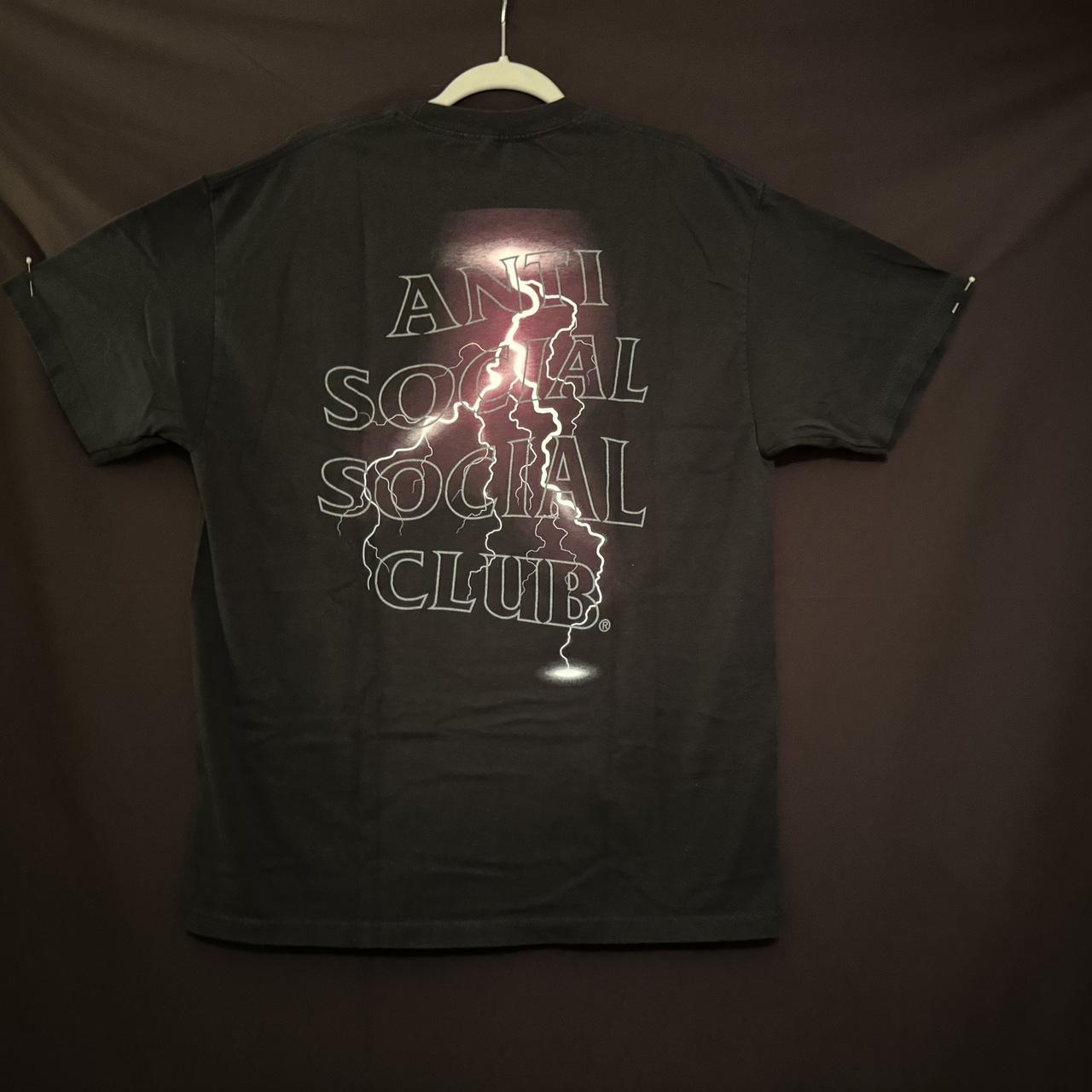 Fashion anti social social club thunder tee