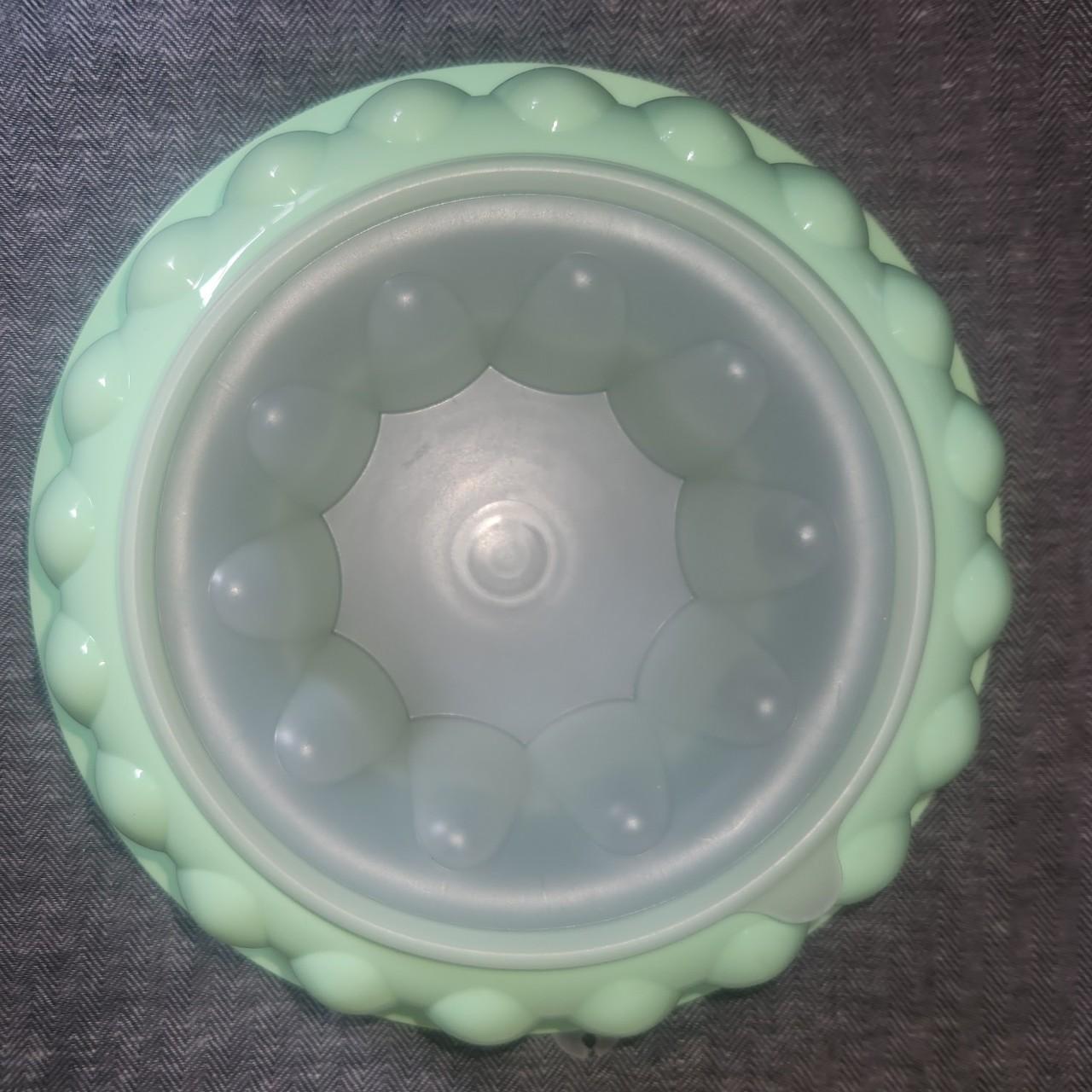 Vtg Tupperware Mint Jello Mold 