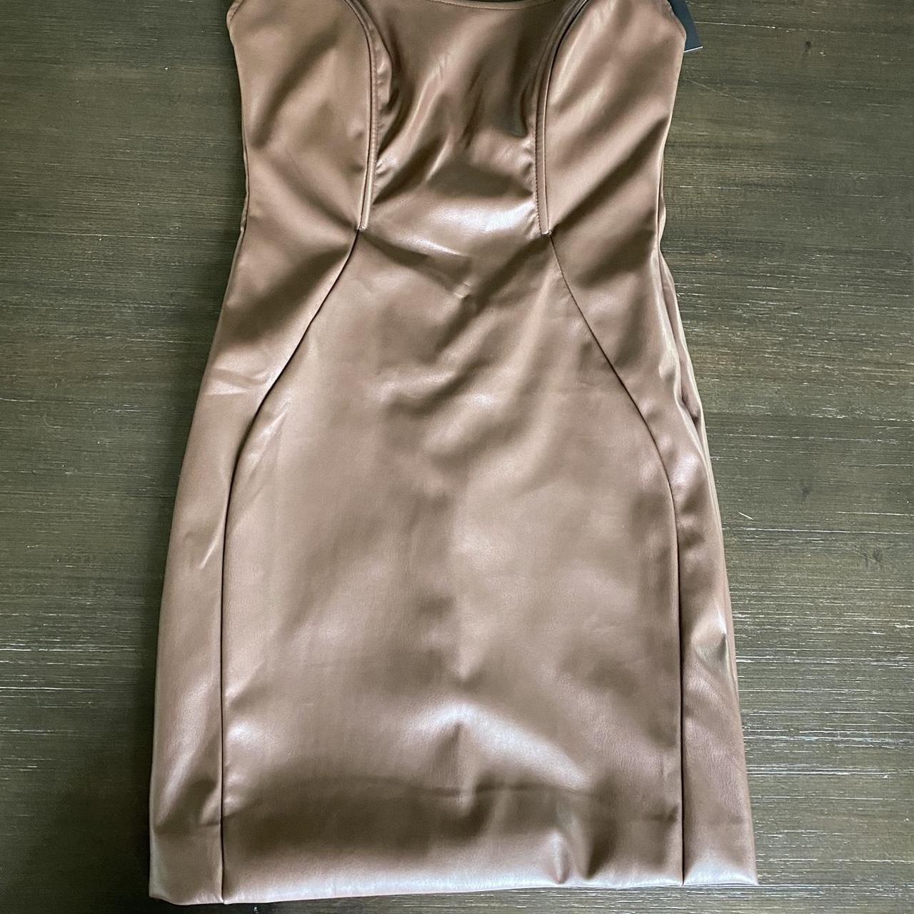 Fashion Nova Women's Brown Dress Depop
