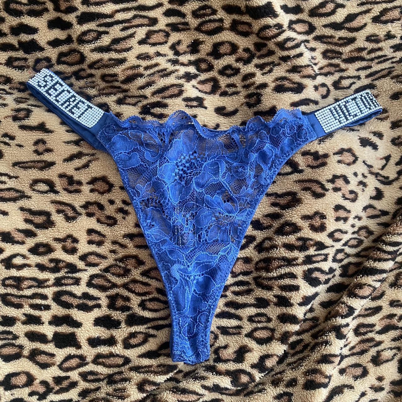 Victoria's Secret Women's Blue Panties Depop
