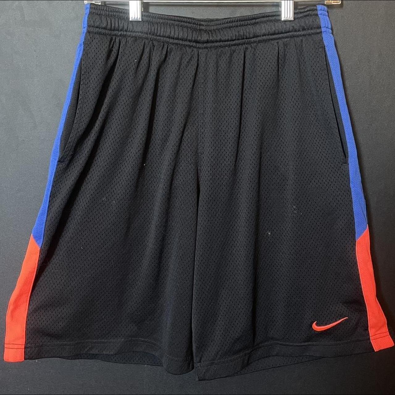 Nike Men's Blue and Black Shorts | Depop