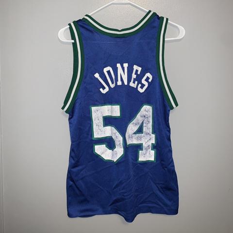 VTG Champion NBA Dallas Mavericks Popeye Jones 54 Basketball