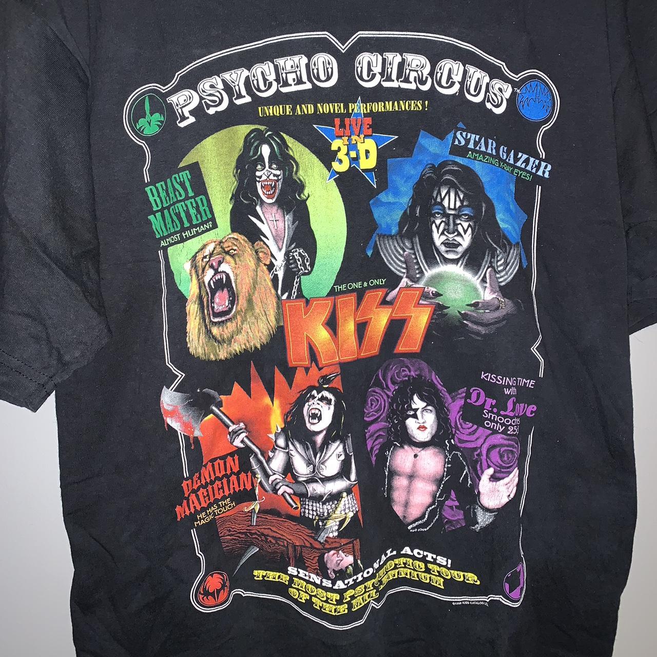 Vintage RARE 1998 Kiss Psycho Circus Live in 3D... - Depop