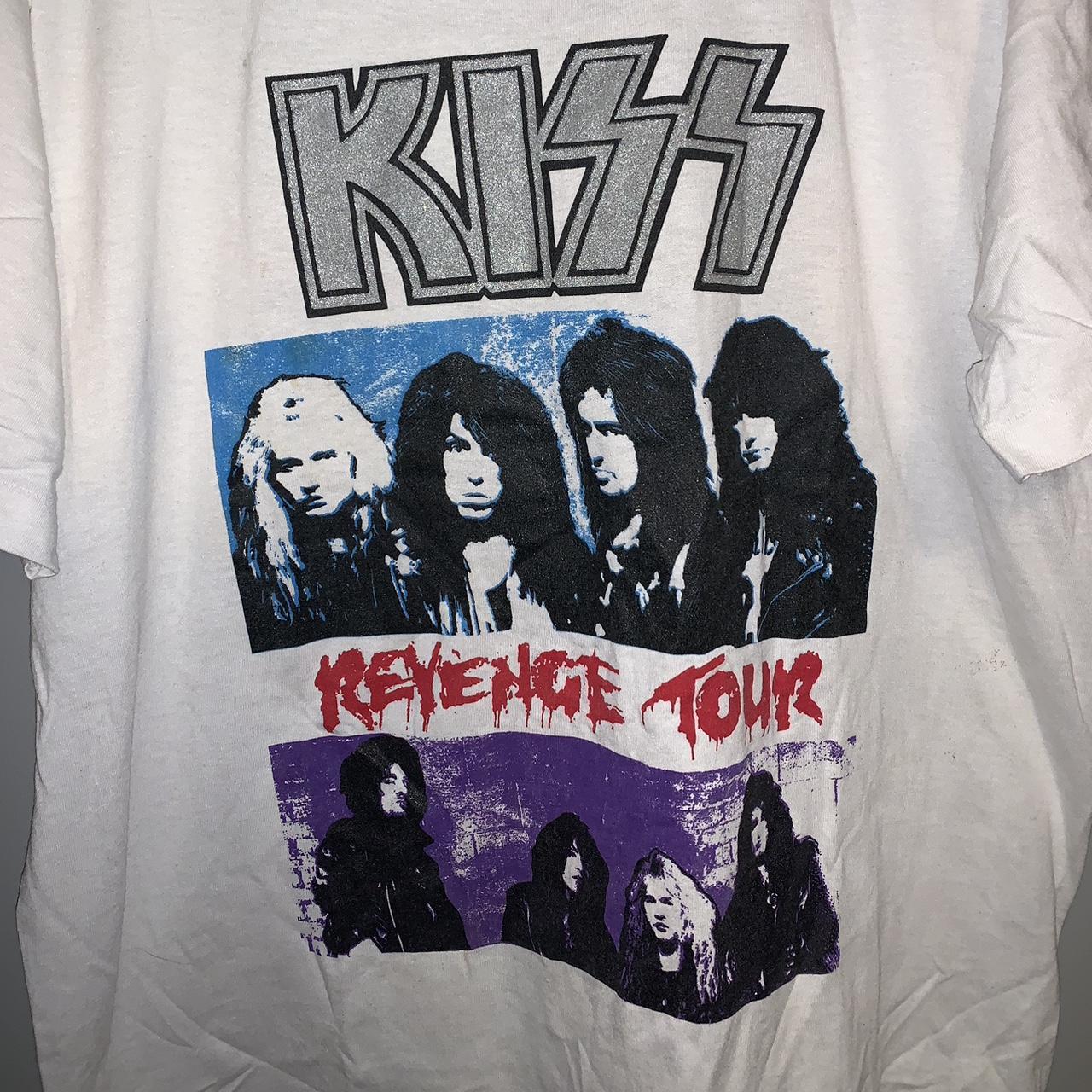 Discount KISS OG single stitch 1992 Revenge vintage tour shirt