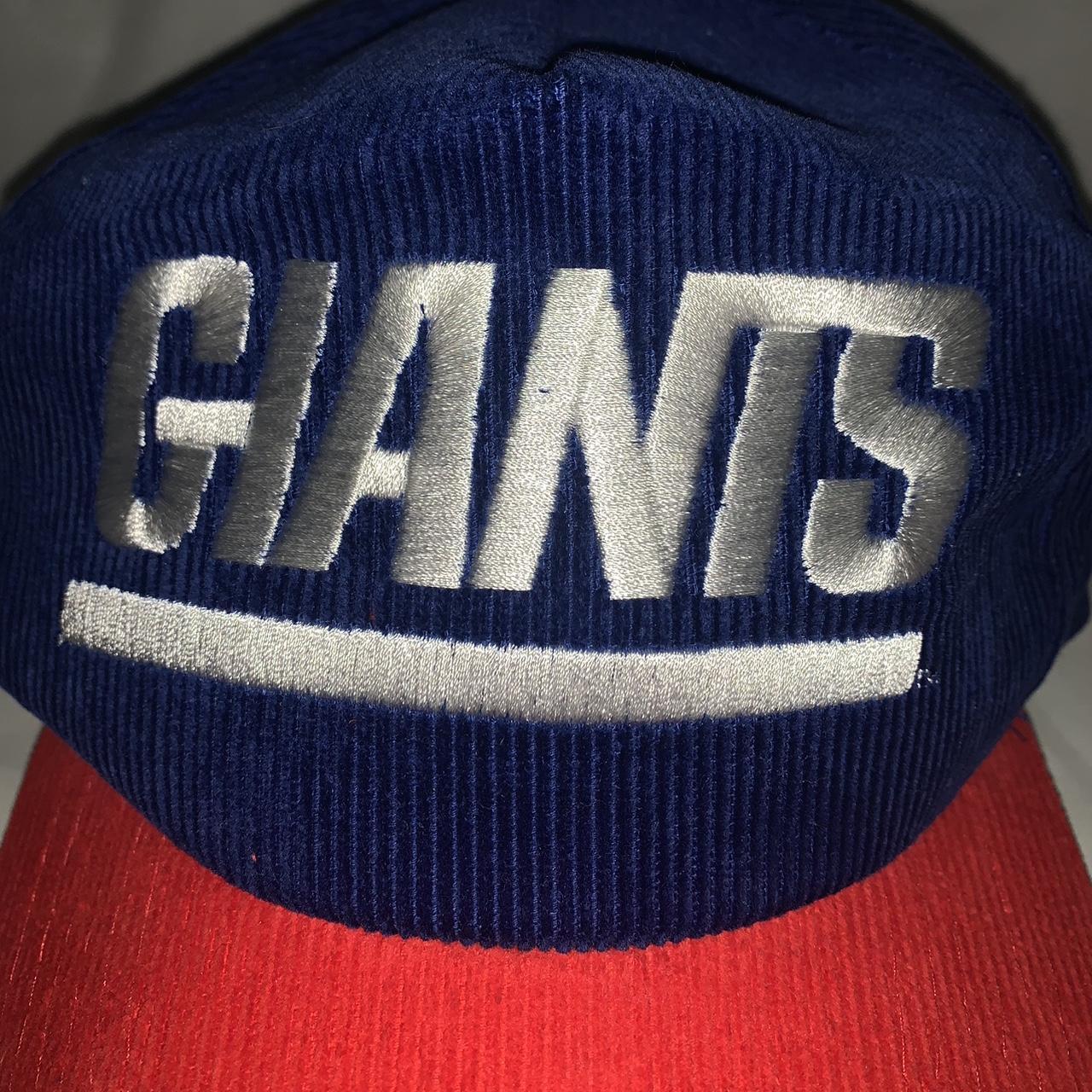 Vintage Starline New York Giants corduroy snapback - Depop