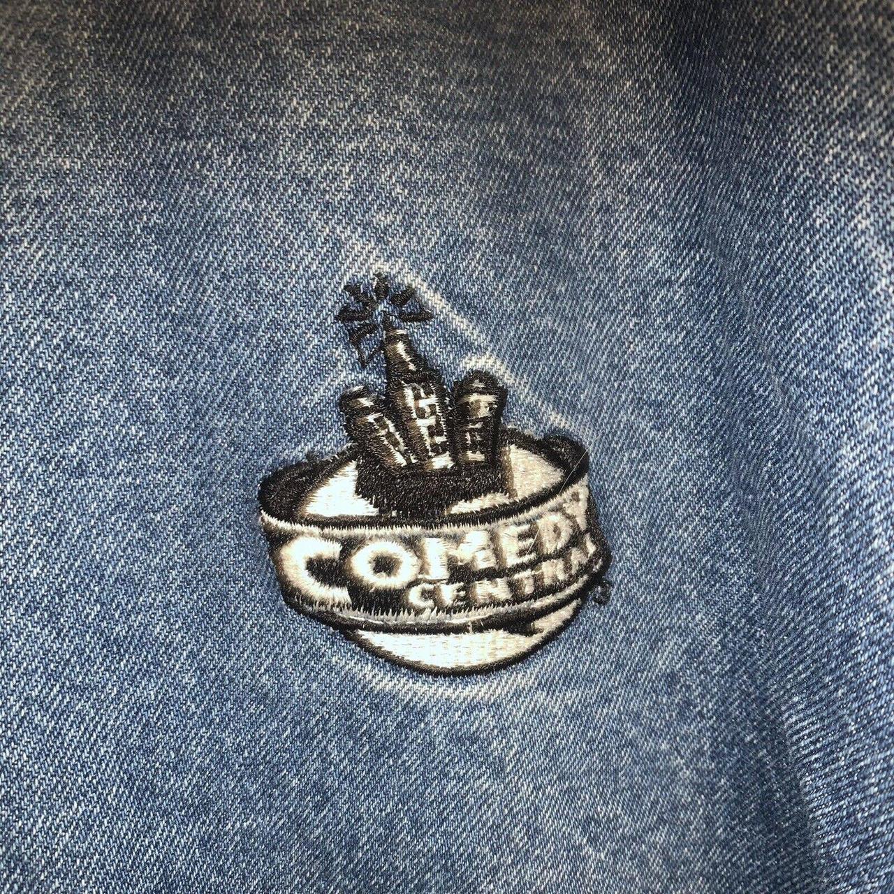 Vintage 1998 South Park Comedy Central Denim Button... - Depop