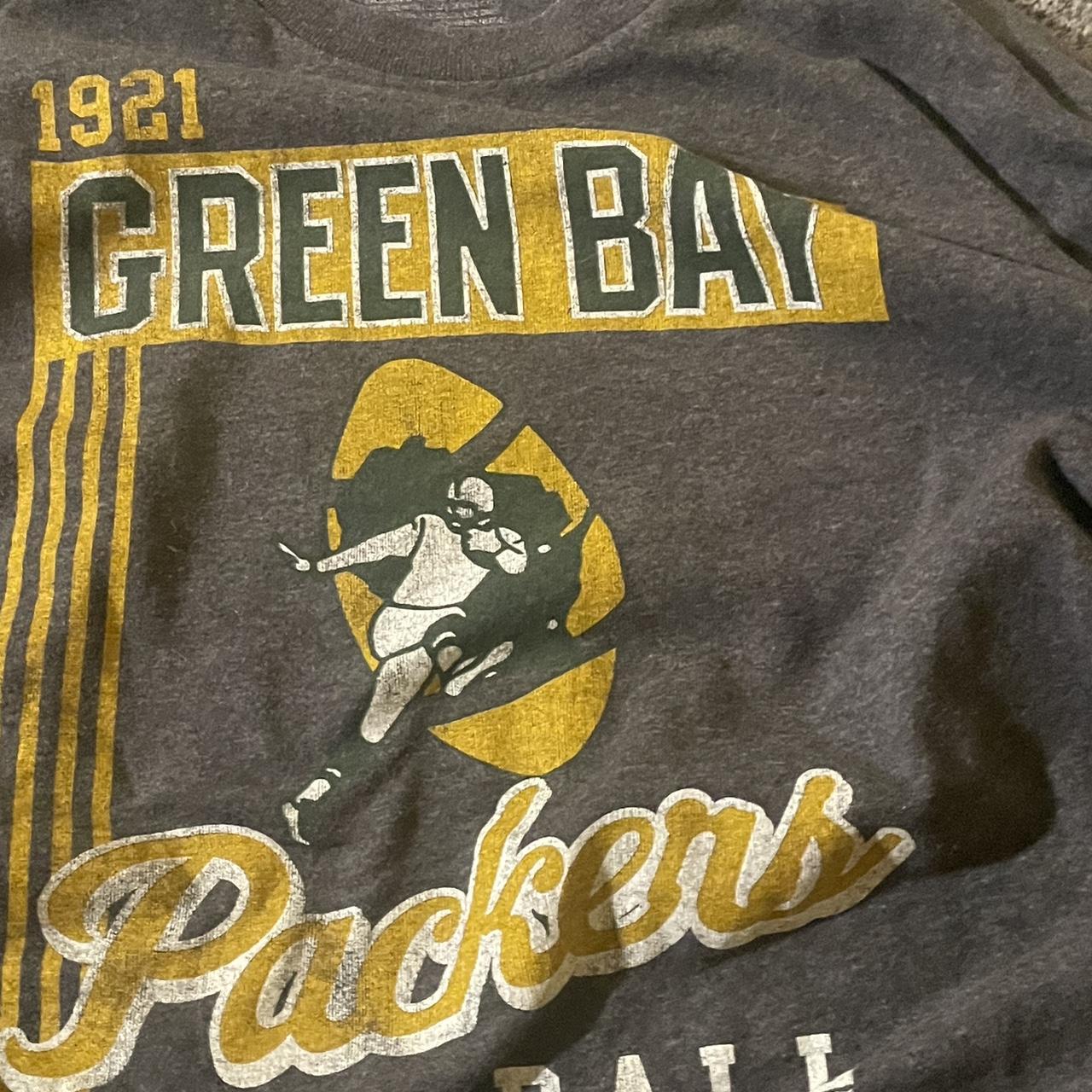 Vintage packers black label tee shirt. Made in USA. - Depop