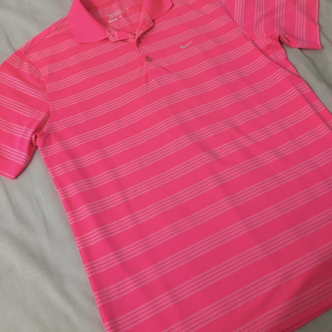 Nike Men's Pink Polo-shirts | Depop