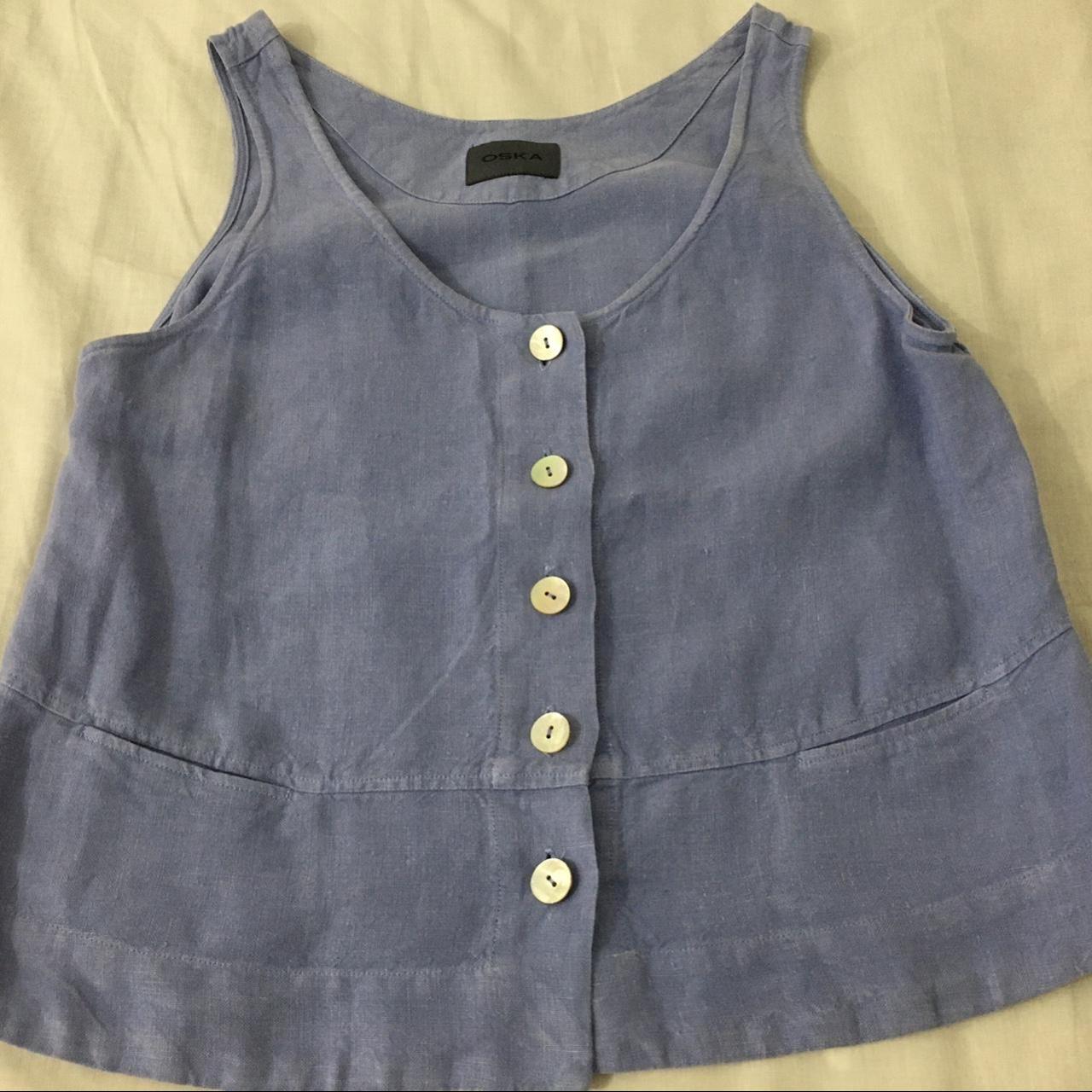 Women's Blue Vest | Depop