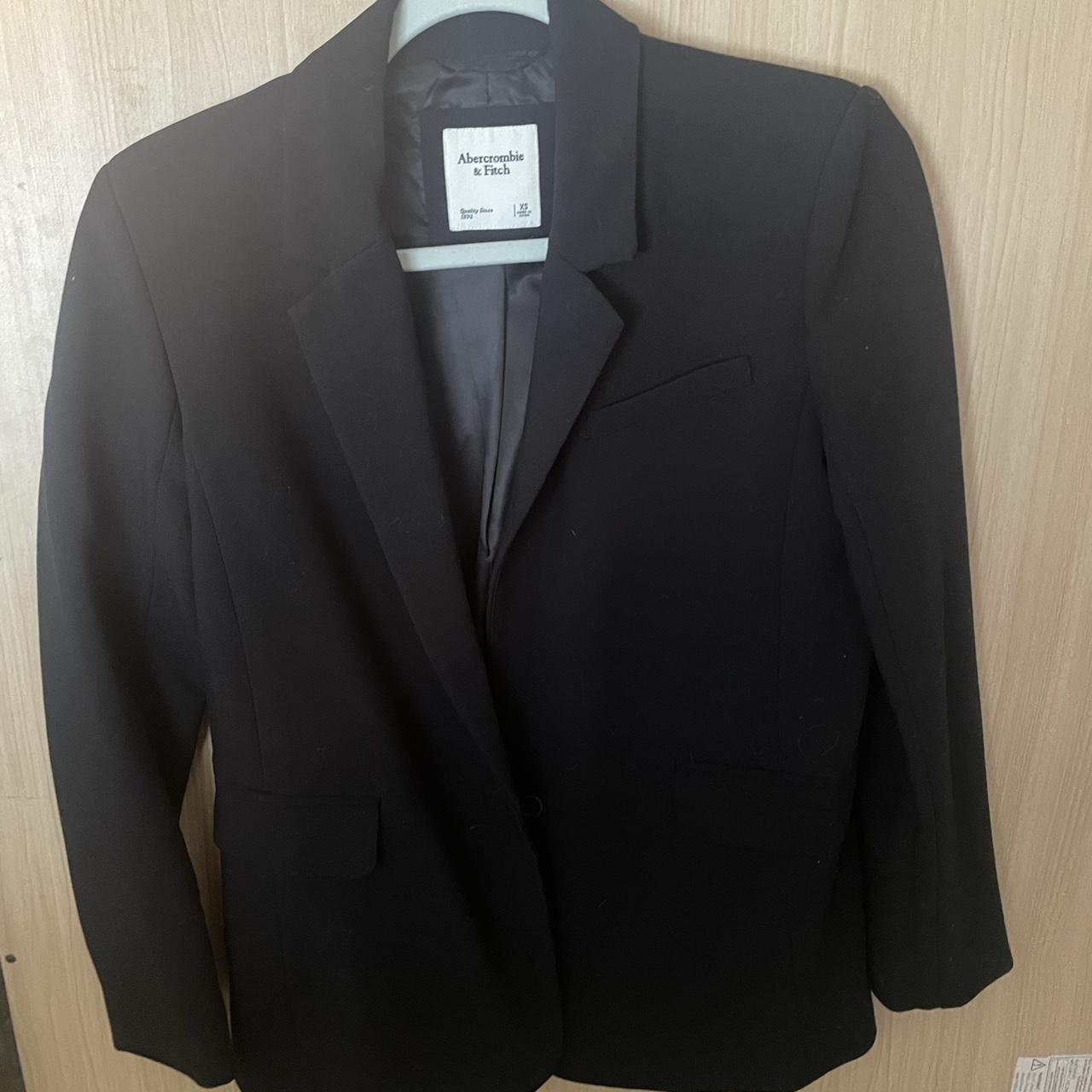 Abercrombie Fitch Women S Black Jacket Depop