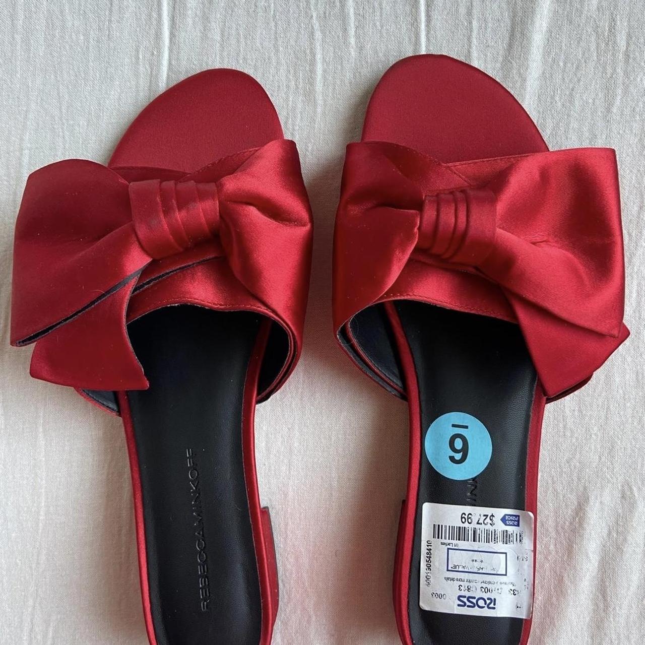 Fashion ladies red sandals size 6