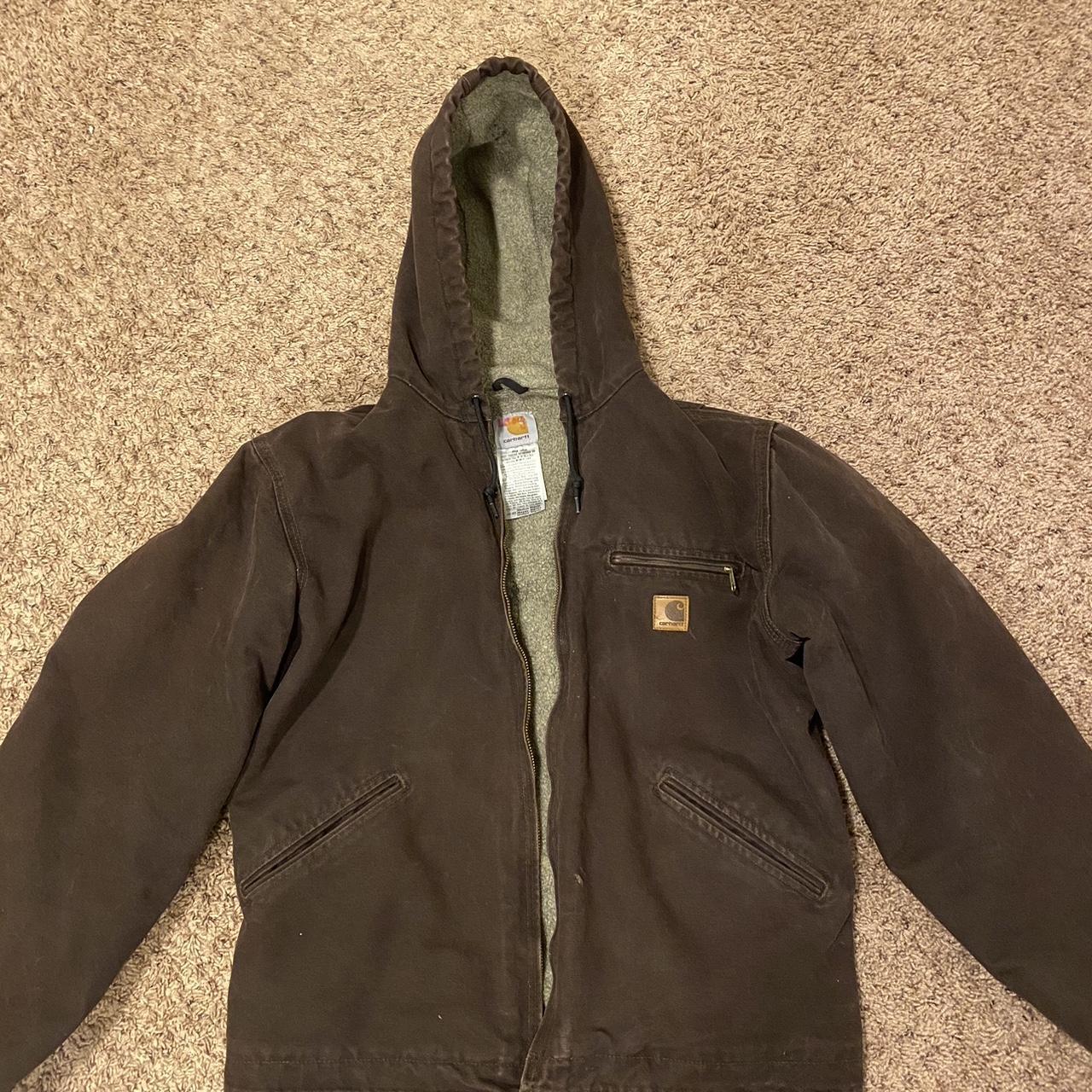 Vintage brown Carhartt jacket size M!! #Carhartt... - Depop