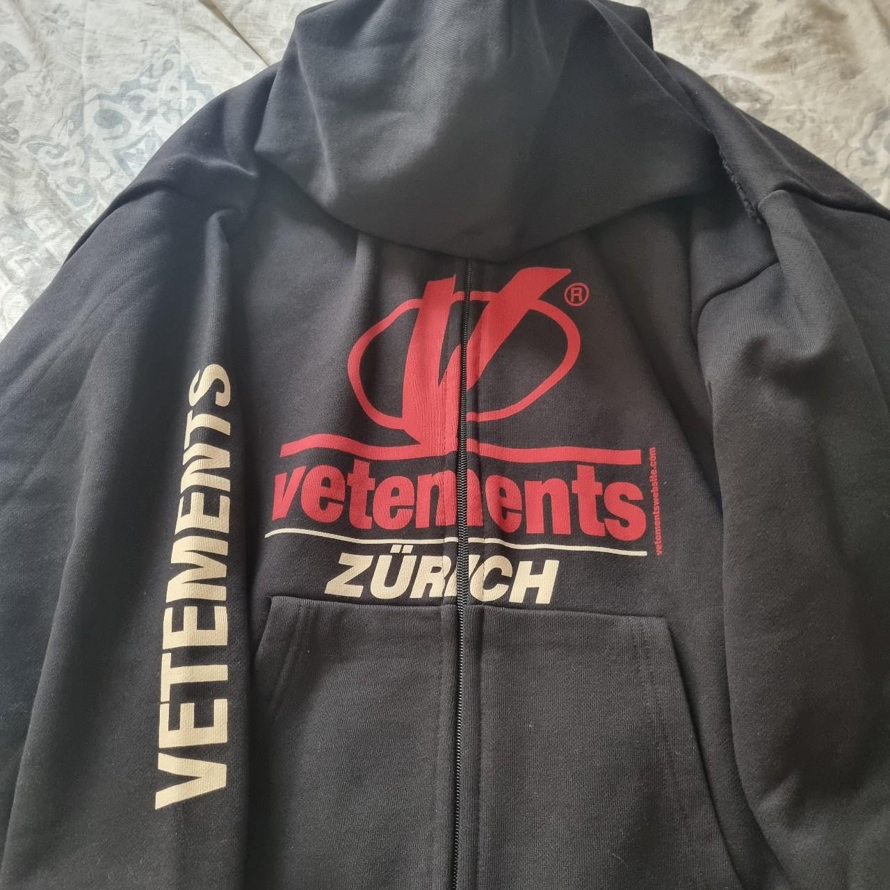 Vtements Zurich Zip Up Hoodie size XS (fits like | Depop