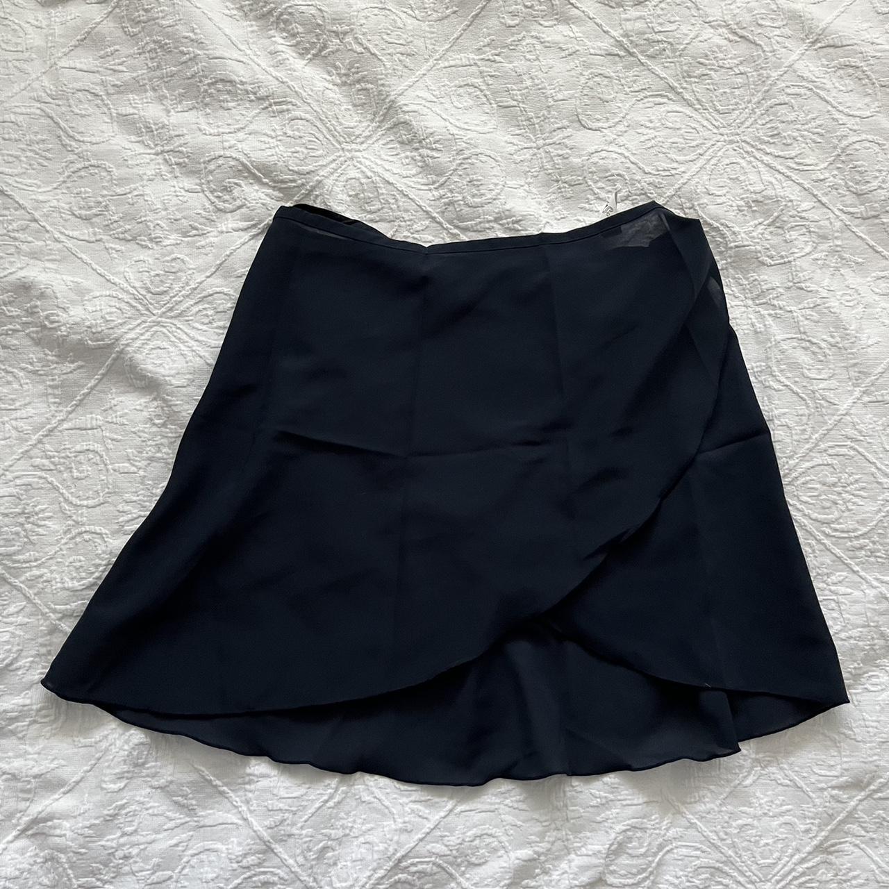 sansha navy ballet wrap skirt - only worn a few times - Depop