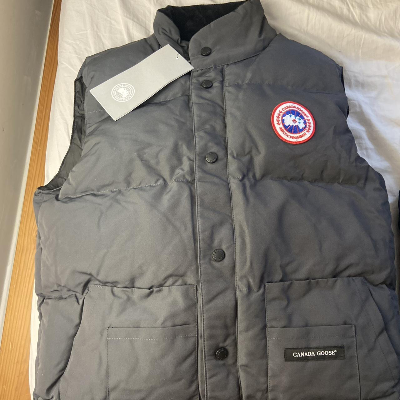 Grey Canada Goose Gilet Perfect condition Size is. Depop