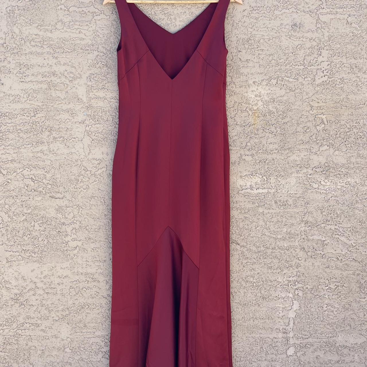 LOFT Full Length Wine colored dress 4 This dress