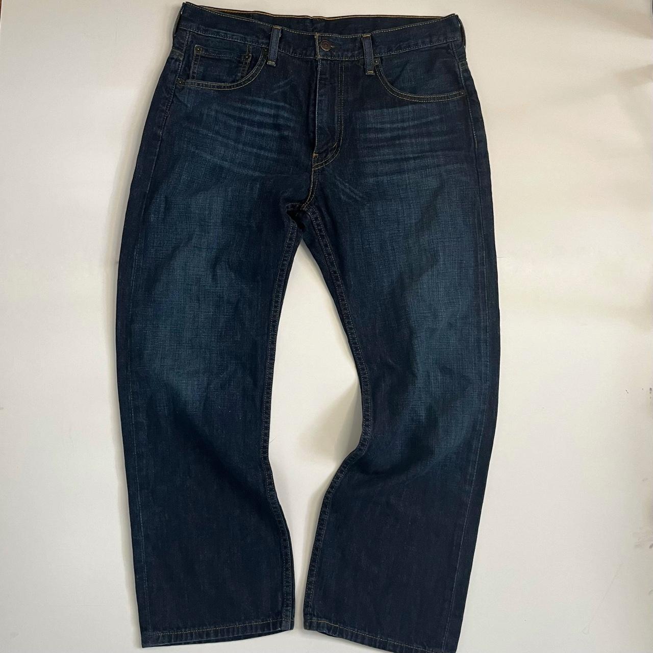 Never worn Levi’s 569 loose straight fit jeans Dark... - Depop