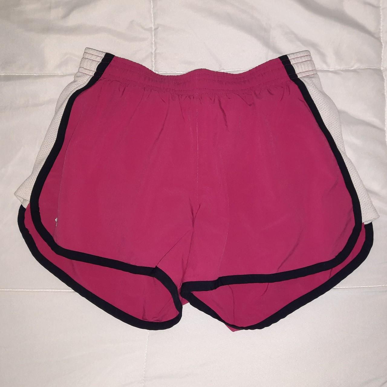 Under Armour pink shorts - size extra small - has - Depop