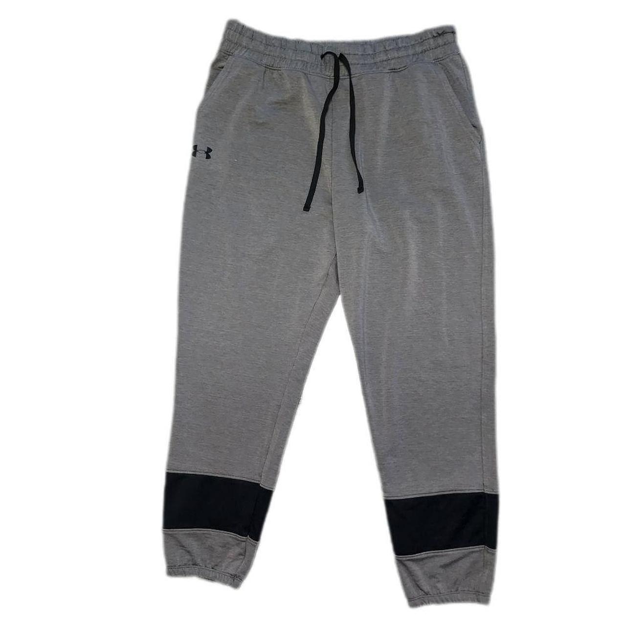 Under Armour Men's Sweatpants - Grey/Black - L – Under Armour Mens Large Grey & Black …