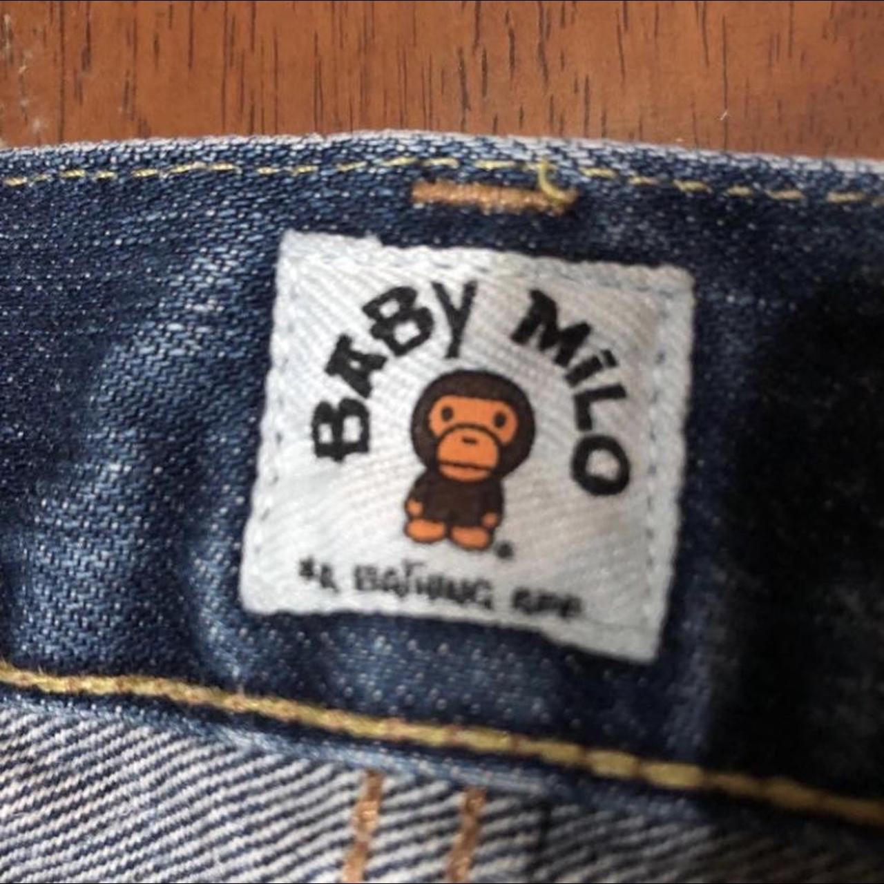 Hello Kitty Women's Blue and Pink Jeans Depop