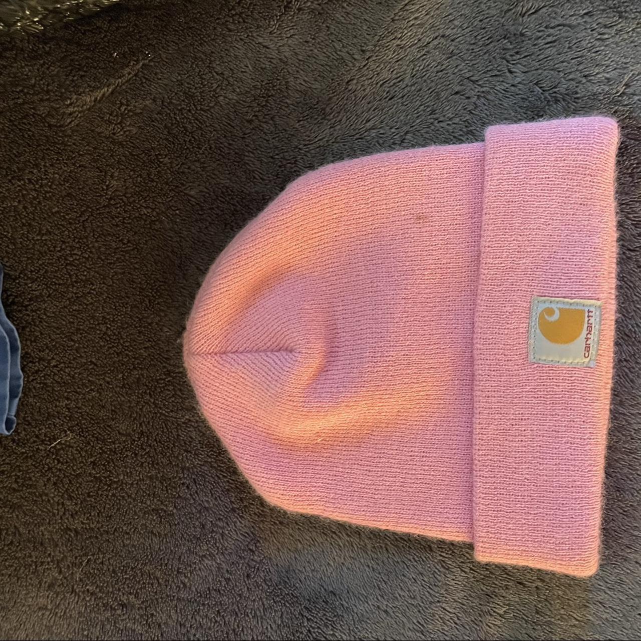 Pink Carhartt Beanie couple stains pictured a... Depop