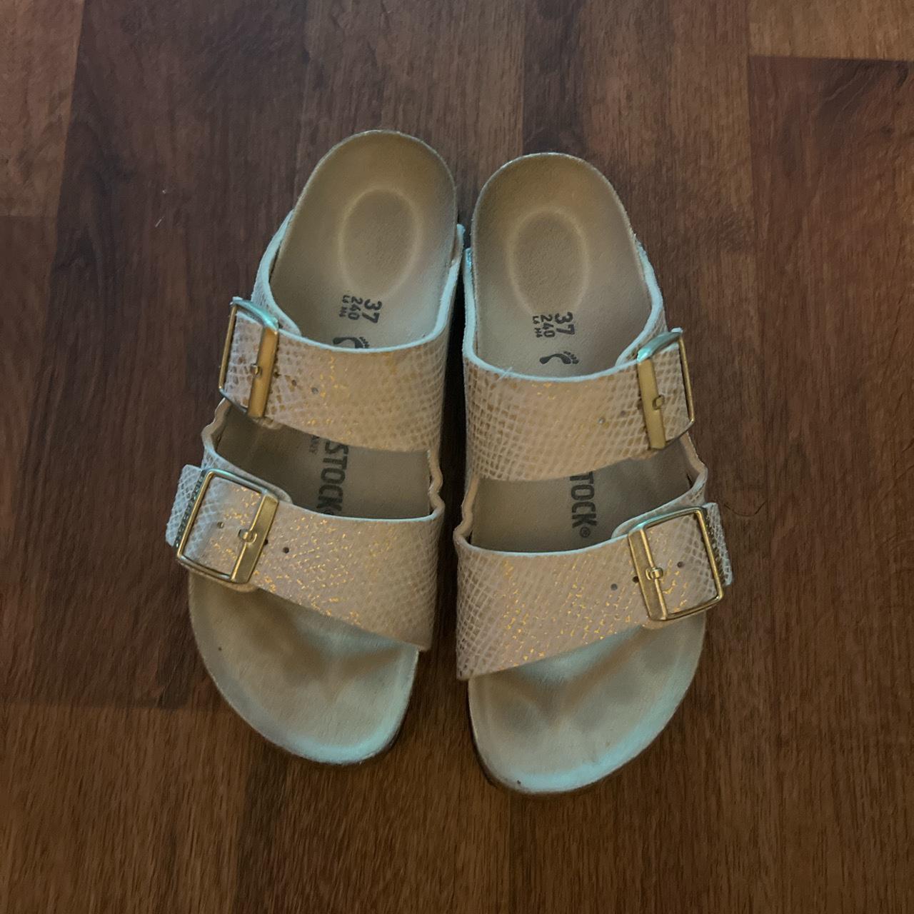womens tan birkenstocks